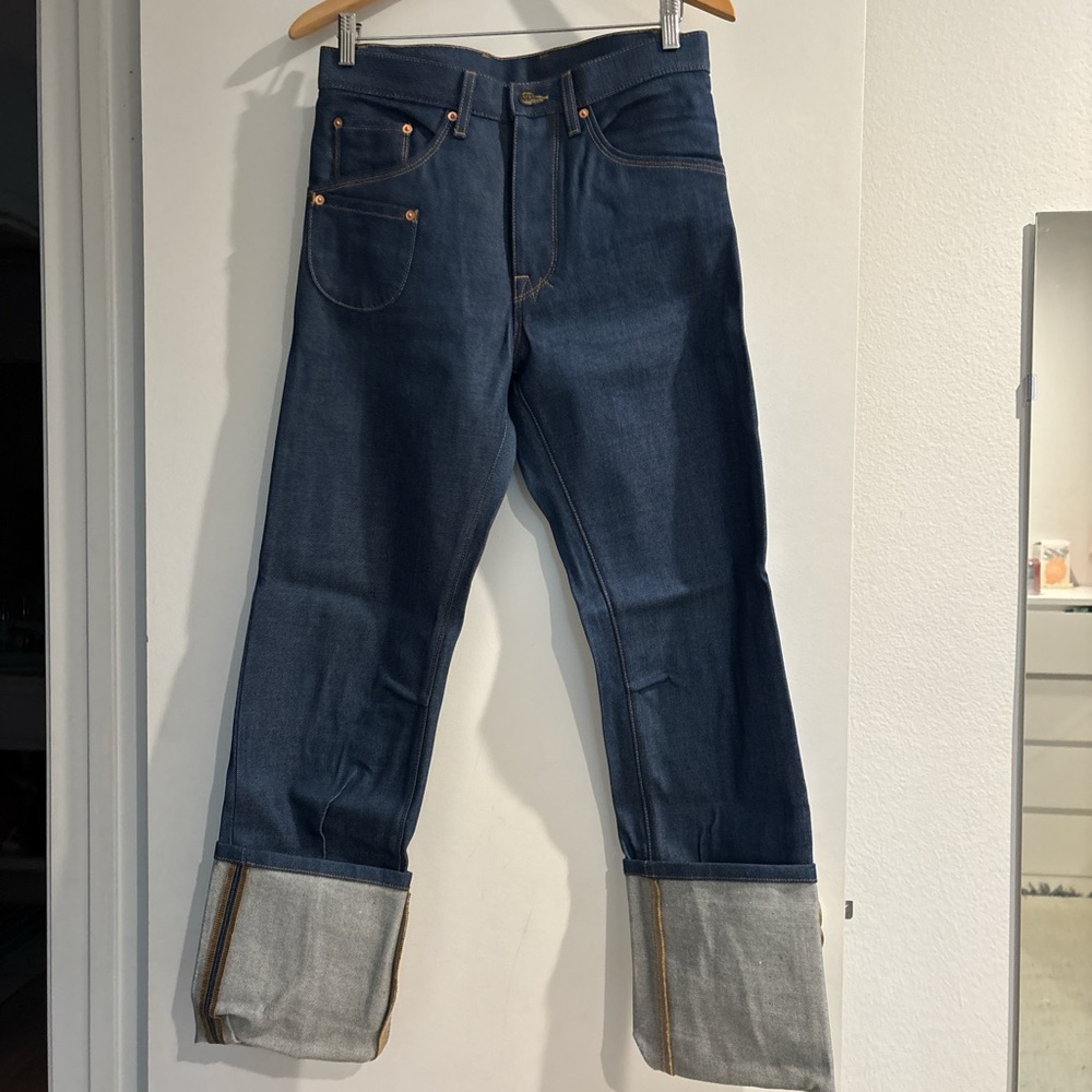 BDDW Women's Dark Blue Straight Leg Jeans